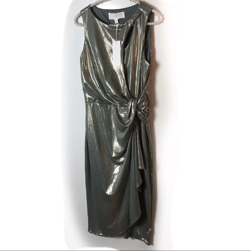 Nordstrom | Superfoxx shine slide knot dress XS - Picture 2 of 5